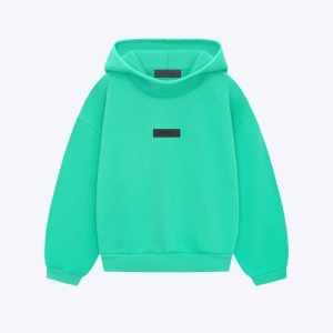 Essentials Hoodie Leaf Mint