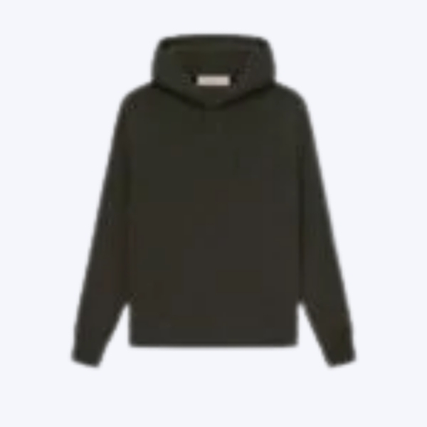Essentials Knit Hoodie Black Kids Essentials Knit Hoodie Black Kids