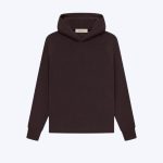 Essentials Knit Hoodie Dark Red Kids
