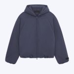 Essentials Military Nylon Bomber Hooded
