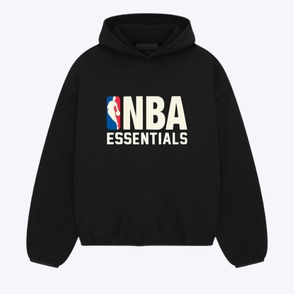 Essentials NBA Black Hoodie Essentials NBA Black Hoodie