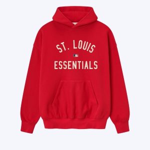 Essentials ST Louis Red Hoodie