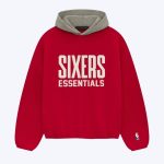 Essentials Sixers Pullover – Red Hoodie