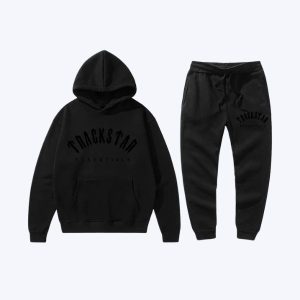Essentials Trackstar Reflective Tracksuit – Black