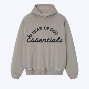 Essentials Training 90s Faded Seal (Warm Grey) Hoodie