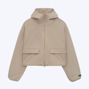 Essentials Women’s Bonded Nylon Anorak Hooded