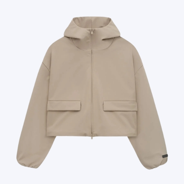 Essentials Women’s Bonded Nylon Anorak Hooded Essentials Women’s Bonded Nylon Anorak Hooded