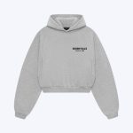 Essentials Women’s Fleece Hoodie Cropped