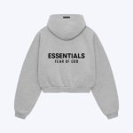 Essentials Women’s Fleece Hoodie Cropped