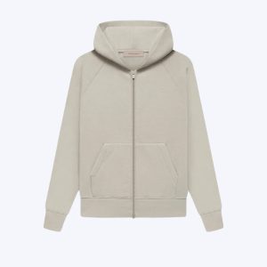 Fear Of God Essentials Kids Full-Zip Smoke Hoodie