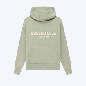Fear Of God Essentials Kids Seafoam Hoodie