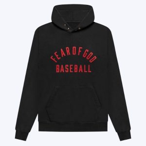 Fear of God Baseball – Black Hoodie