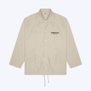 Fear of God Essentials Coach Jacket Olive