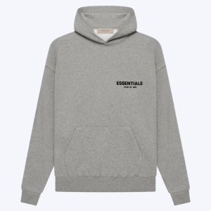 Fear of God Essentials Dark Oatmeal Hoodie