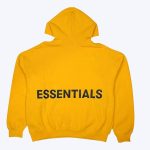 Fear of God Essentials Graphic Pullover Yellow Hoodie
