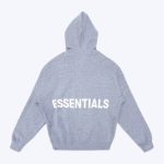 Fear of God Essentials Graphic Pullover – Grey Hoodie