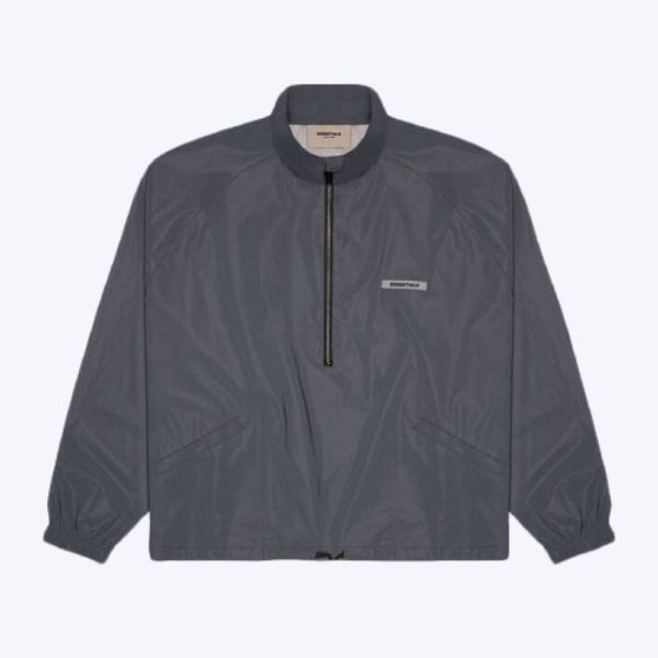Fear of God Essentials Half Zip Jacket Oversized Fear of God Essentials Half Zip Jacket Oversized