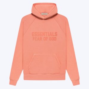 Fear of God Essentials Hoodie Coral