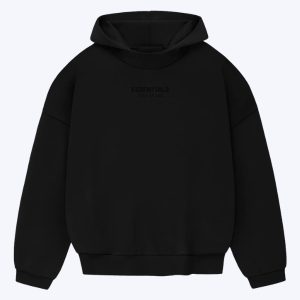 Fear of God Essentials Jet Black Hoodie