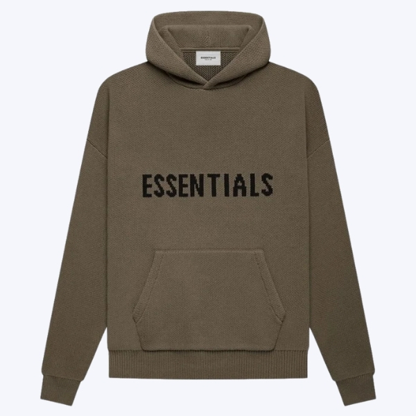 Fear of God Essentials Knit Pullover Harvest Hoodie Fear of God Essentials Knit Pullover Harvest Hoodie
