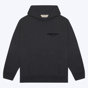 Fear of God Essentials Pullover Hoodie Limo_Black Stretch