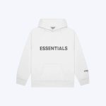 Fear of God Essentials Pullover Hoodie Logo White Applique