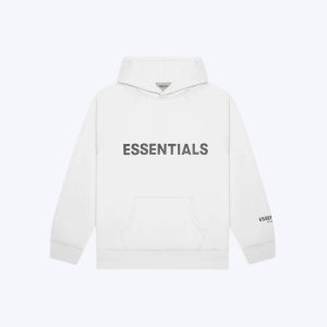 Fear of God Essentials Pullover Hoodie Logo White Applique
