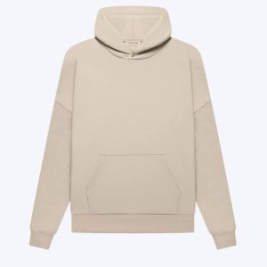Fleece Hoodie Beige Dusty