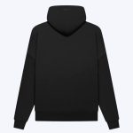 Fleece Zip Up Black Hoodie