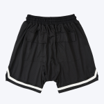 Black Fear Of God Mesh Shorts White Trim And Long Drawstrings 1