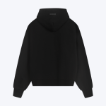 Essentials Classic Hoodie in Vintage Black inspired 2026 logo printed on the chest 1