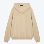 Fear Of God Essentials Hoodie A Tonal Flocked Logo Across The Chest 1