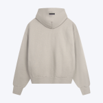 God Essentials 2026 Classic Hoodie in Smoke Grey graphic logo on the chest 1